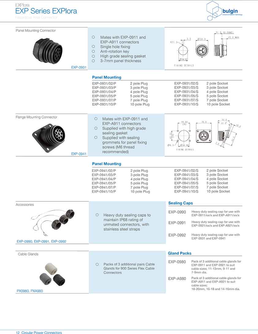 防爆系列連接器EXP-A911規(guī)格型號(hào) 防爆系列連接器EXP-A911規(guī)格型號(hào)